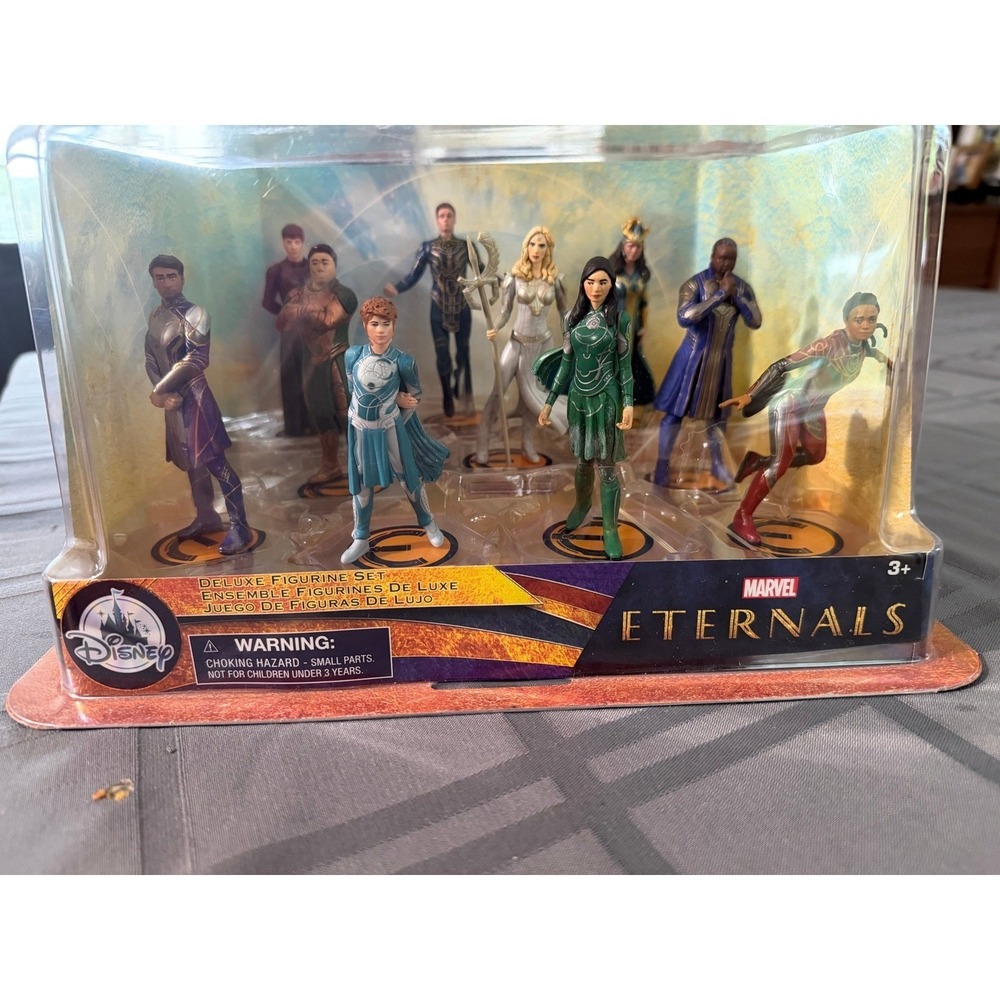 Disney Marvel Eternals Deluxe Figure Play Set 10-Piece PVC Action Figures NIB
